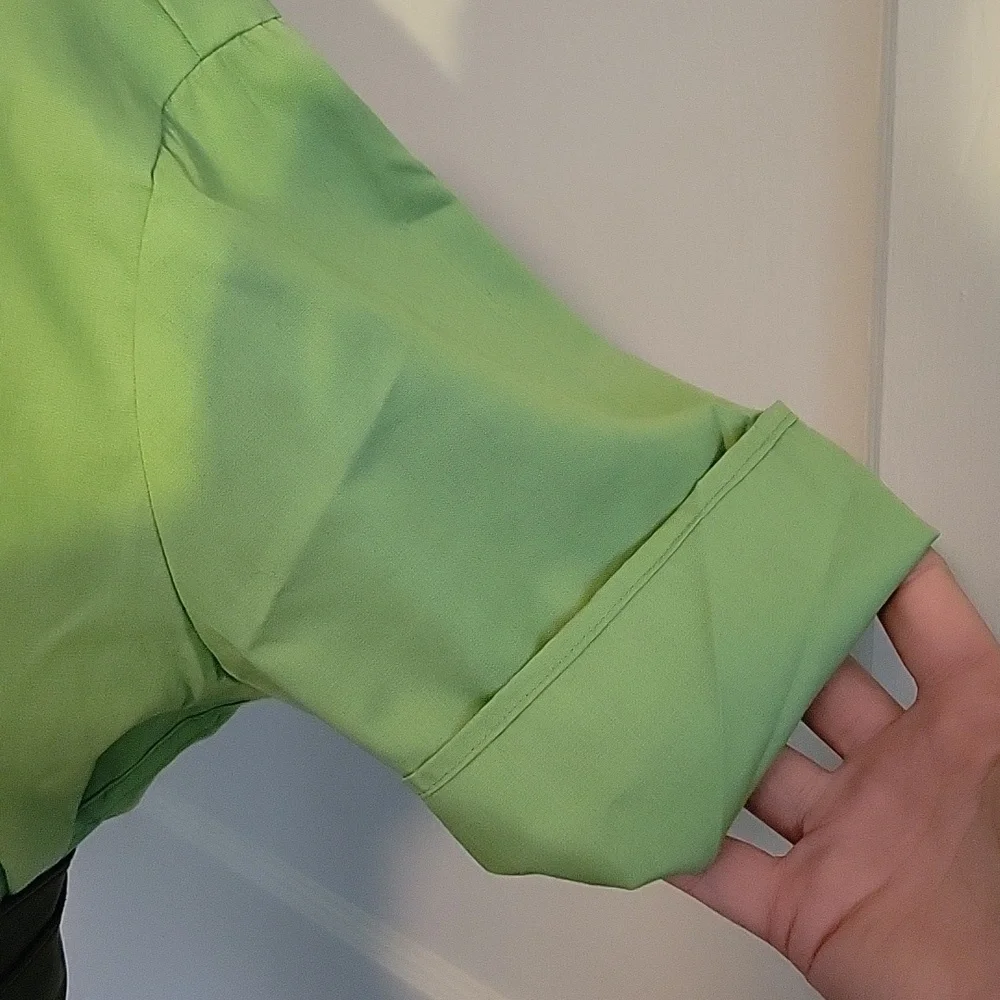 Vintage PermPress Green Top NWOT - Picture 5 of 15